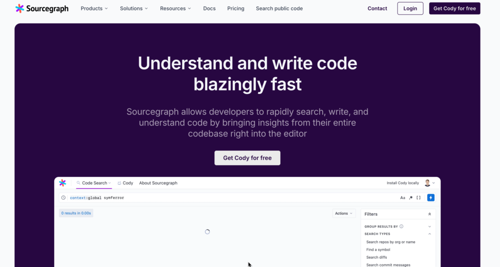 Code by Sourcegraph